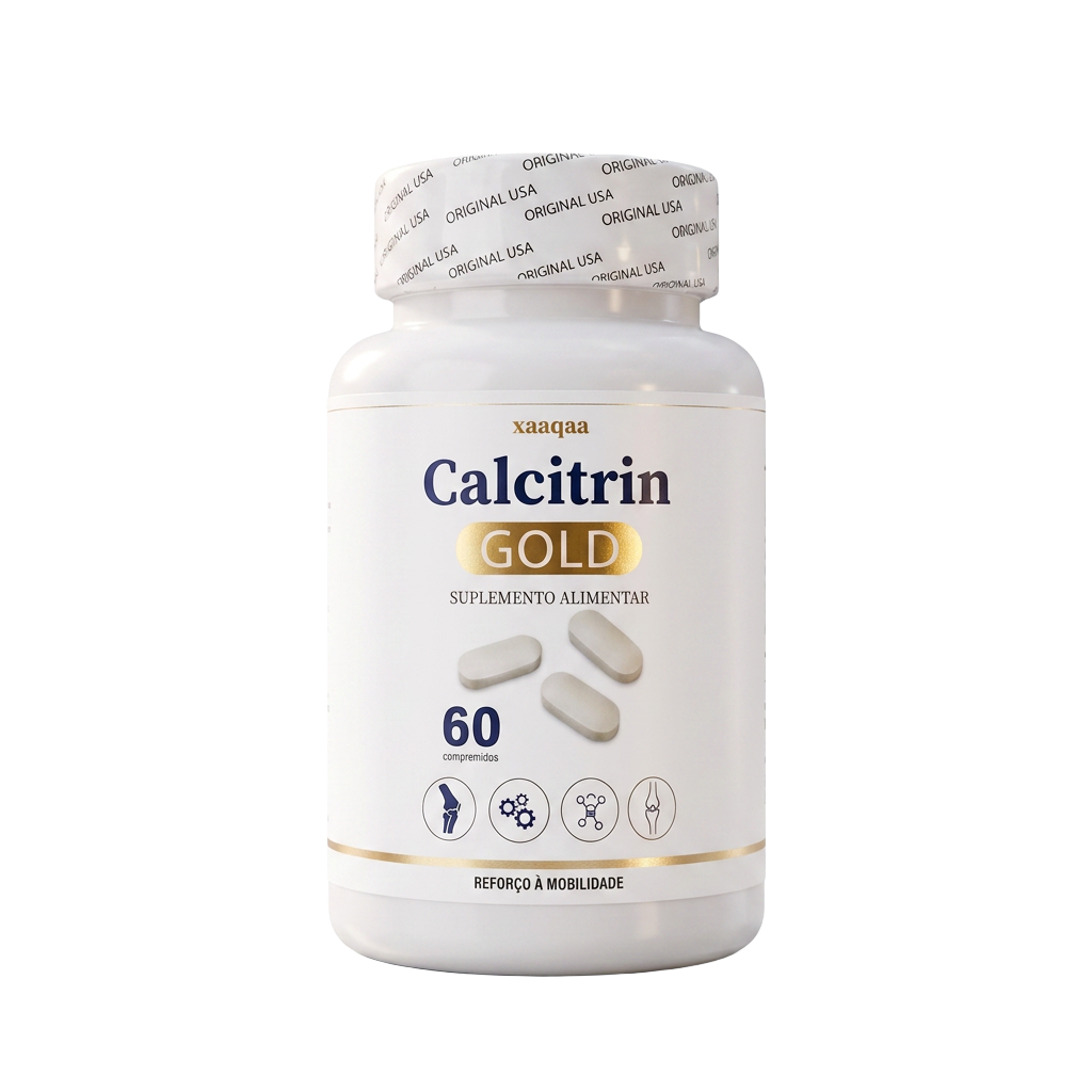 Un pote de Calcitrin Gold de 60 comprimidos